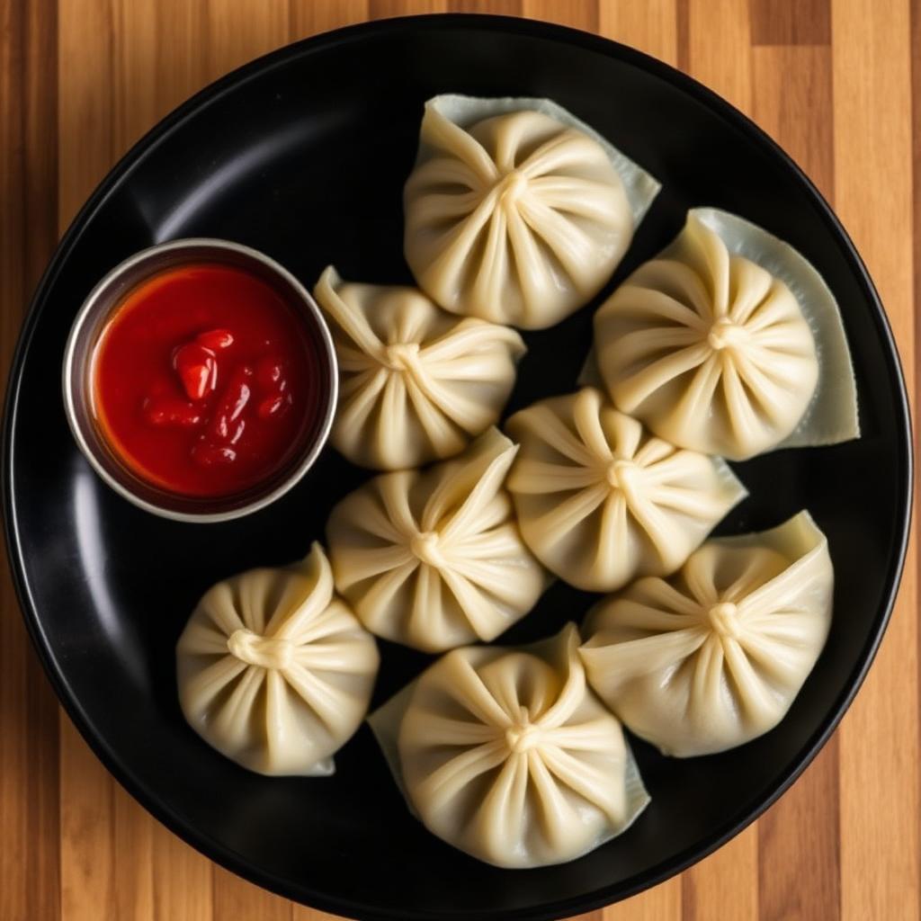Steamed momos